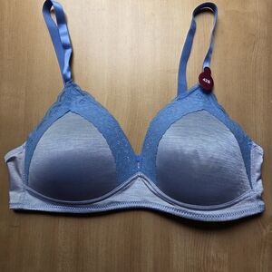 Charisma Blue T-Shirt Bra with Adjustable Straps